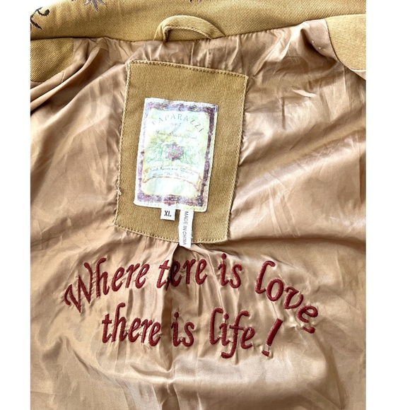 PAPARAZZI Embroidered Cotton Coat - XL - Picture 7 of 16